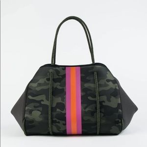 NWT Haute Shore Camo Neoprene Tote